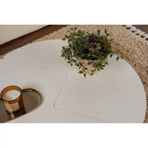 241NRD1404 Клуб маса Moira - Wood White