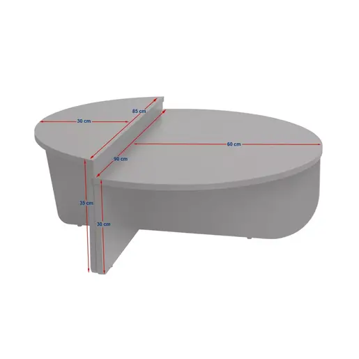 241NRD1204 Клуб маса Orion - Anthracite