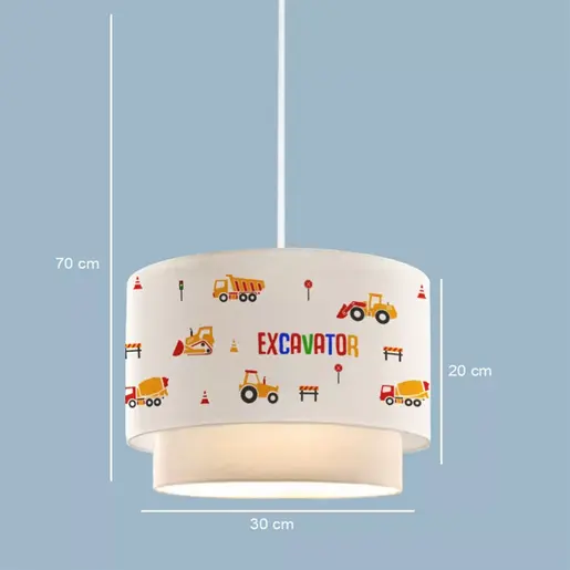 202-000123 Детски лустер Jannah D30x70cm