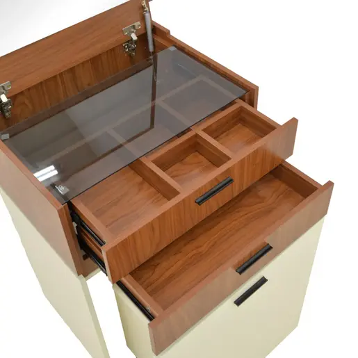 072-000155 Тоалетна маса Sonlen орев-крем