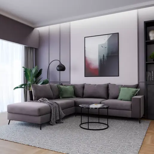 168-000036 Софа Boston dark grey