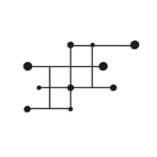 494PYT1127 Метална ѕидна закачалка Fatara