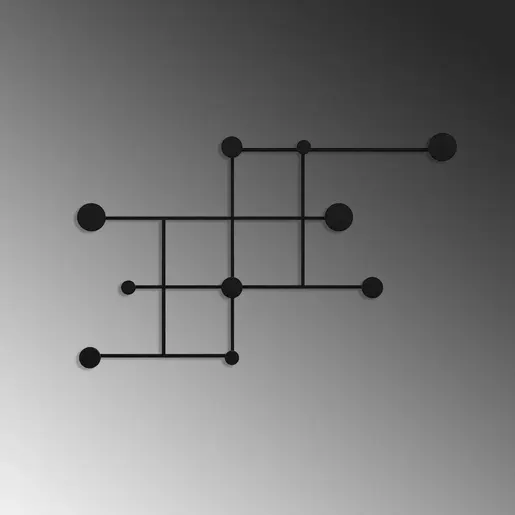 494PYT1127 Метална ѕидна закачалка Fatara