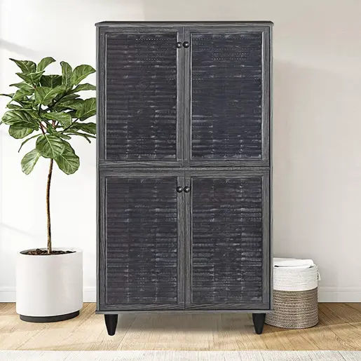 249-000018 Чевларник RONAN за 18 пара чевли – венге – 70,5x35x122cm