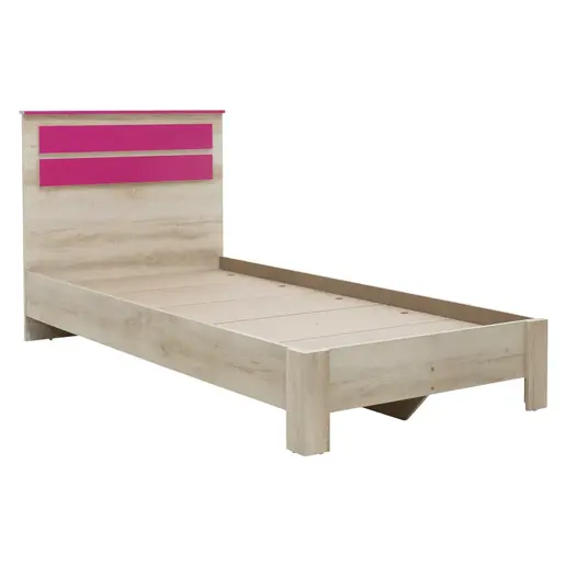 123-000077 Кревет Looney Розов 100x200см