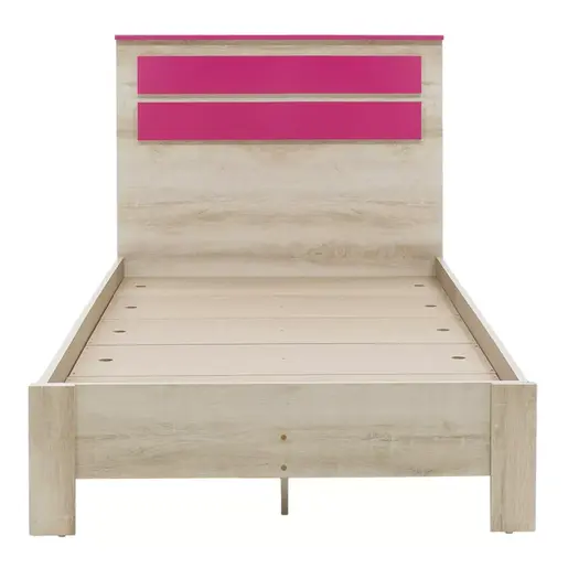 123-000077 Кревет Looney Розов 100x200см