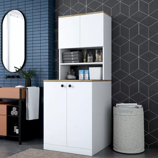 543WRN1202 Плакар за перална KD102 - 2160 - Walnut