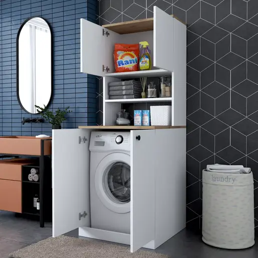 543WRN1202 Плакар за перална KD102 - 2160 - Walnut