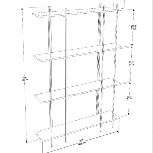 875ZNA4551 Полица ТРИПОЛИ