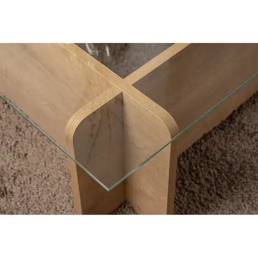 353NRD1116 Клуб маса Flavio - Honey Oak