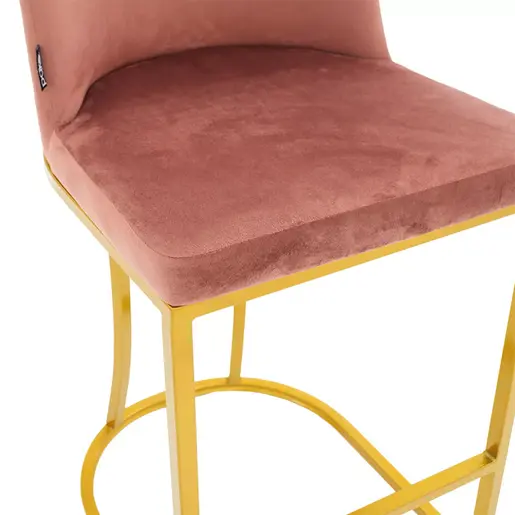 029-000196 Барски стол DECLAN Dark Pink