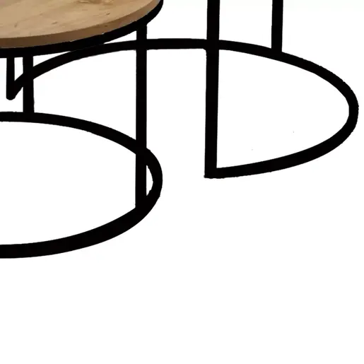 321-000078 Клуб маси Solme сет од 2 парчиња