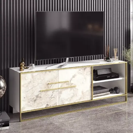 875ZNA3059 ТВ комода ЖЕНЕВА бела