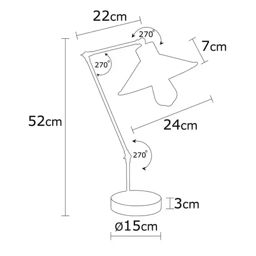 525NOR2127 Столна ламба RADIANTA