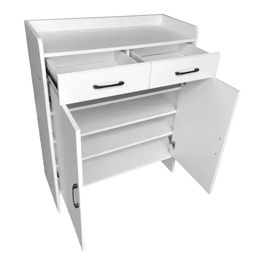 072-000145 Чевларник Gazen – бел – 80x33x100cm – за 12–16 пара чевли