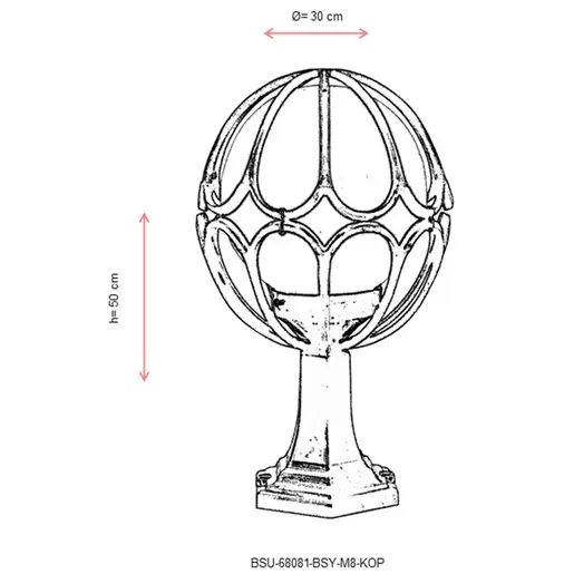 685AVN1135 Ѕидна ламба BSU-68081-BSY-M8-KOP