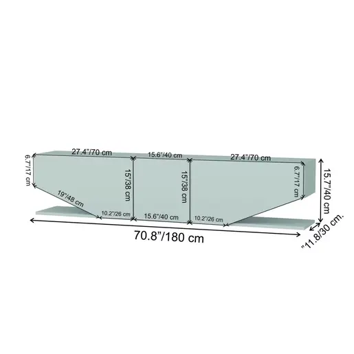 322RTC2448 Тв комода Inci - White