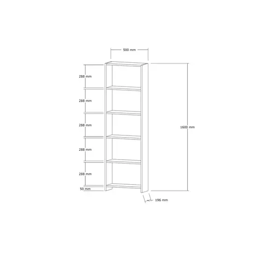 835PUQ3627 Полица New - White