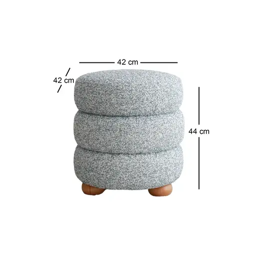 383EVN1173 Табуретка Boumy Wood - Blue