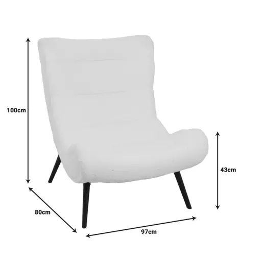 110-000080 Фотелја Silla темно розева 97x80x100cm