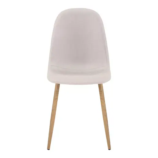 270-000041 Столица Бела Светло Сива 43.5x52x89cm