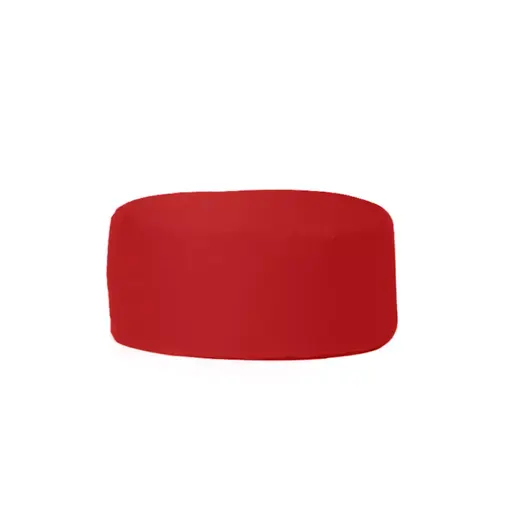 248FRN1312 Bean Bag Round Pouf - Red
