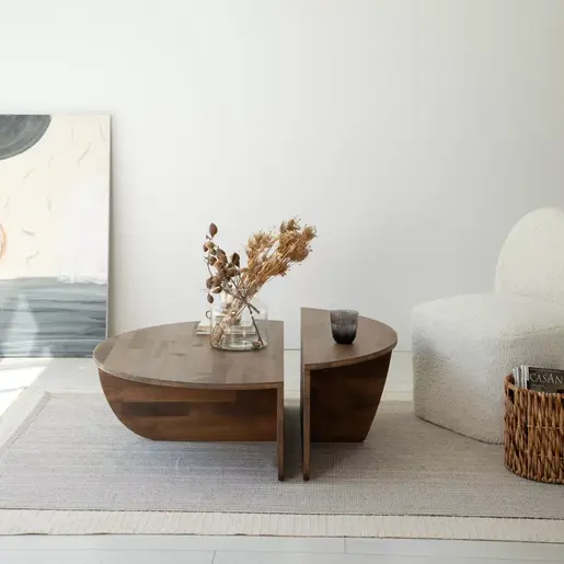 552NOS1476 Клуб маса Podium Wood - Walnut