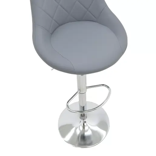 292-000033 Барски Стол Boronez сива 47x49x112cm