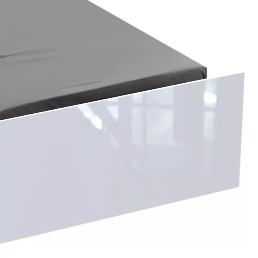 361-000020 Единечен кревет Afina во бела боја 90x200cm