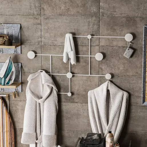 494PYT1135 Метална ѕидна закачалка Fatara-B