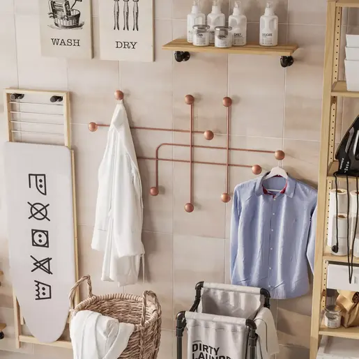 494PYT1142 Метална ѕидна закачалка Samara-C