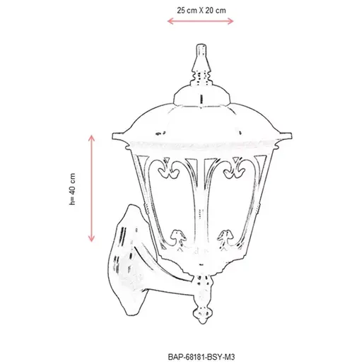 685AVN1199 Ѕидна ламба BAP-68181-BSY-M3