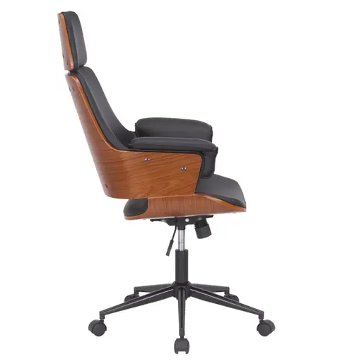 106-000020 Работен стол Hermanos black-walnut wood