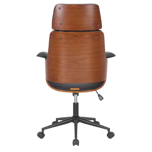 106-000020 Работен стол Hermanos black-walnut wood