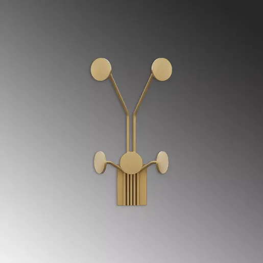 494PYT1152 Метална ѕидна закачалка Giraffe-A