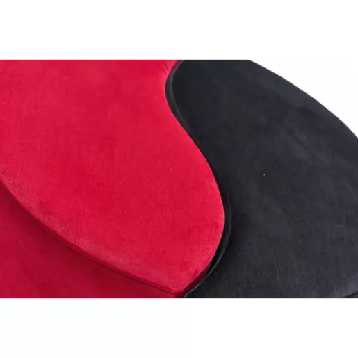825BLC1609 Табуретка Alis Puf - Red, Black