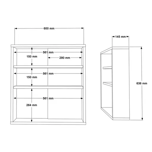 176-000197 Bagno бањарски шкаф со огледало бел