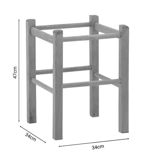 325-000007 Кафеана столче Oligor цврсто буково дрво полирано орев 34x4x47cm