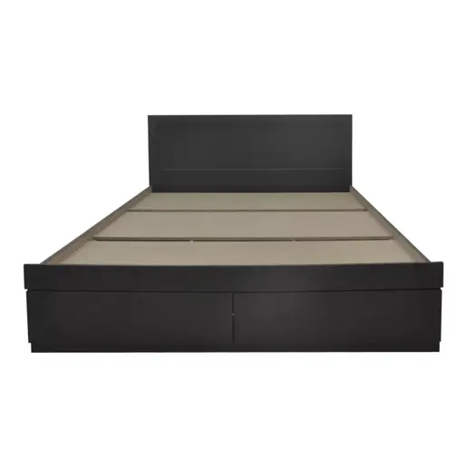 123-000245 Bed Olympus pakoworld with drawer in wenge color 150x200cm