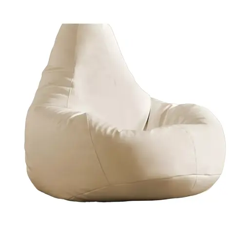 535PFT1169 Bean Bag Deri Armut - Cream