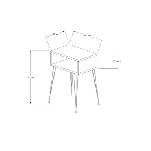 495SSE1704 Наткасна Tenby - Oak