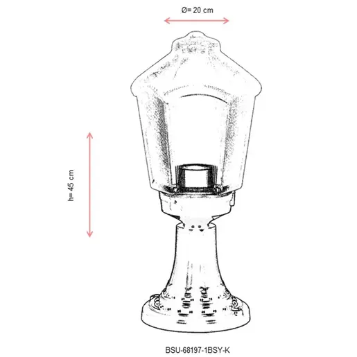 685AVN1302 Ѕидна ламба BSU-68197-1BSY-K