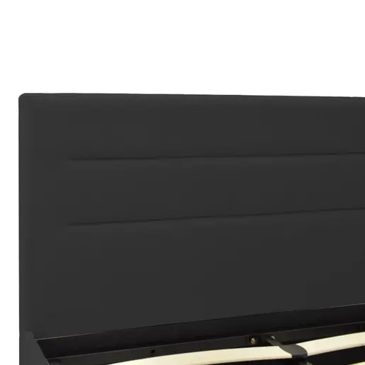 006-000057 Molito pakoworld velvet bed in black shade with storage space 120x200cm