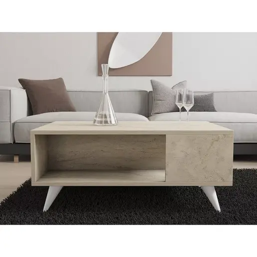 835PUQ6354 Клуб Маса Yuka - Travertine