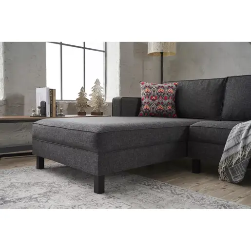 825BLC2719 Софа Kale Linen Left - Anthracite