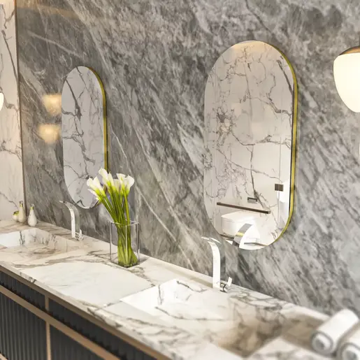 116SAM1173 Огледало Riors - Transparent, Gold