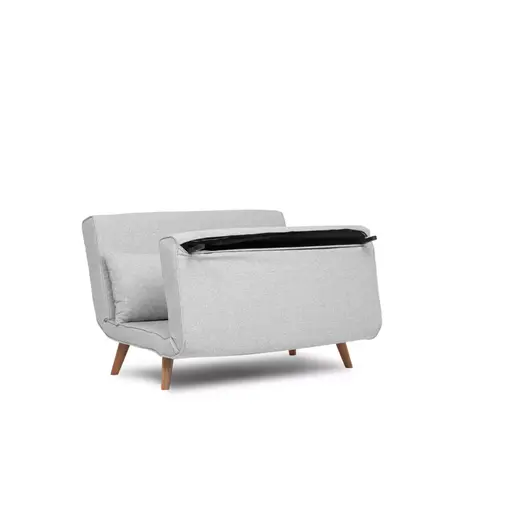 859FTN2833 Софа Folde 2-Seater - Teddy Fabric - Grey