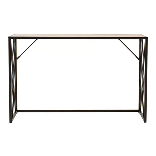 066-000015 Конзола Ivy во орев - црна боја 120x35x75cm