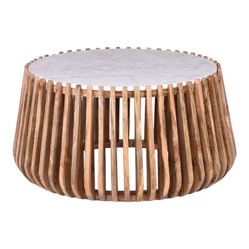 372-000016 Клуб маса Mable природна-мермер