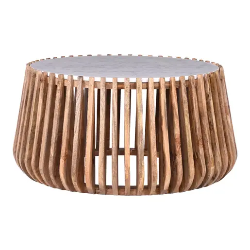 372-000016 Клуб маса Mable природна-мермер